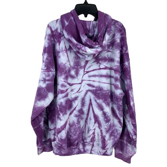 Pikes Peak Cup 2022 Colorado Tie Dye Hoodie Sweatshirt Sz L Purple Gymnastics - Picture 5 of 6